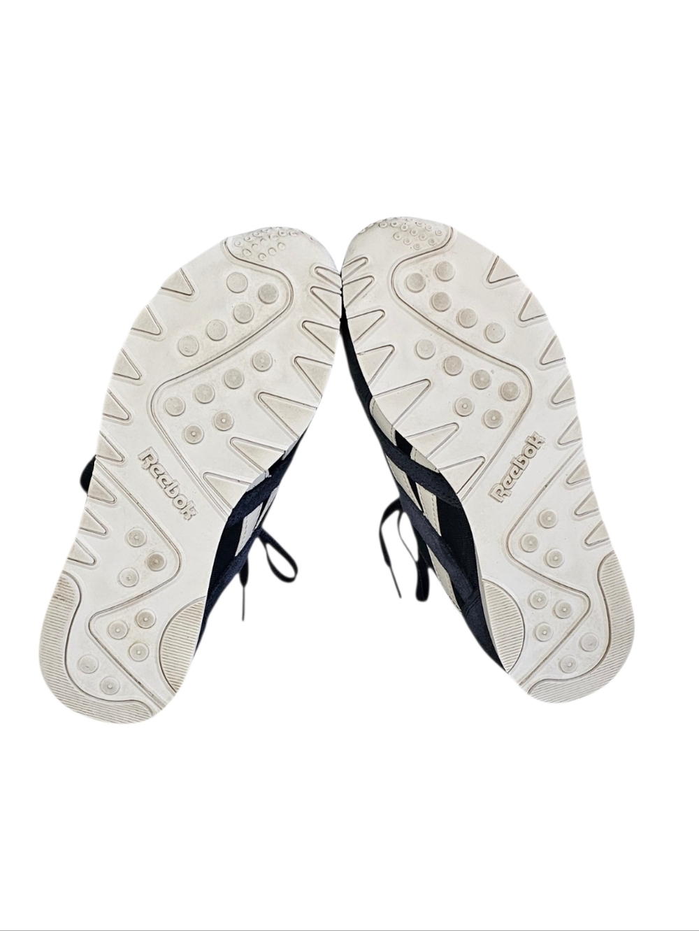 Reebok Unisex Navy Blue White Classic Nylon Sneakers men's 5.5 women's 7.5 - Picture 9 of 9